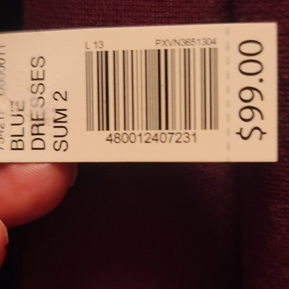 NWT V-neck Dress by The Limited, Size 14P - Picture 4 of 7